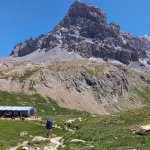 Arrivée sur le refuge
