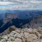 Vue sur le Mont Aiguille