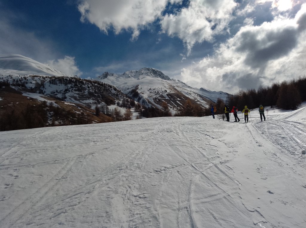 Groupe eu départ de la montée